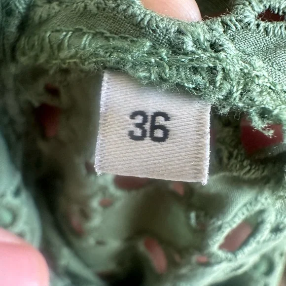 Sandro Broderie anglaise shirt dress Dress size 36 - Picture 8 of 12